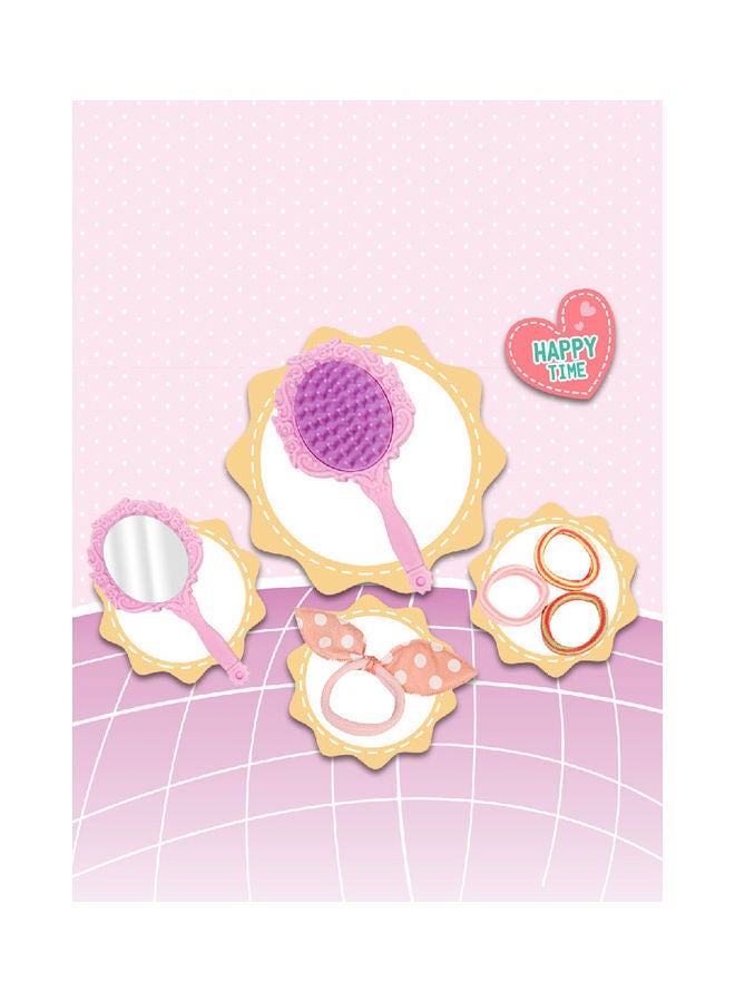 Kidle Kids Makeup Styling Doll Head Play Starter Kit Cosmetic Beauty Set Mini Pretend Dress Up 29*16.5*19cm - Image 5