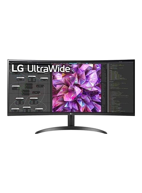 34WQ60C 34 Inch 21:9 Curved UltraWide QHD 3440 x 1440 IPS Monitor With HDMI 2.0,DisplayPortPorts And 1 x Display Port, Speakers Black