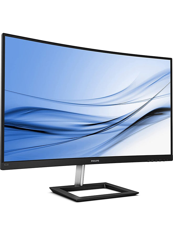 Philips - 32 inch Super-Curved Frameless Full HD VA Monitor, Adaptive-Sync 75Hz, VESA 322E1C Black - Image 1