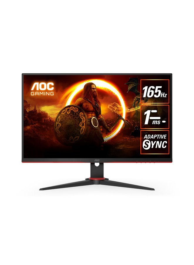 AOC - 27G2SE 27-Inch (VA) Gaming Monitor , 1920 × 1080(FHD), 165Hz, 1ms, HDR Mode ,VGA × 1 / HDMI 1.4 × 2 / DisplayPort 1.2 × 1 , AdaptiveSync Black & Red - Image 1
