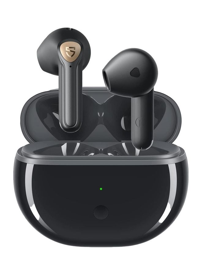 SoundPEATS - Air3 Deluxe HS Semi In-Ear Headphones Wireless Earbuds With Hi-Res Audio Black - Image 1