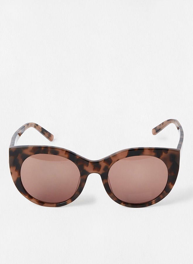 DKNY Women's UV Protection Round Sunglasses - Lens Size: 52 mm - Image 1