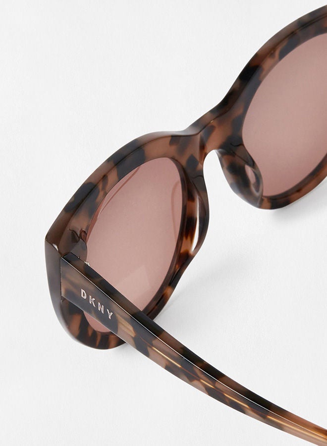 DKNY Women's UV Protection Round Sunglasses - Lens Size: 52 mm - Image 2