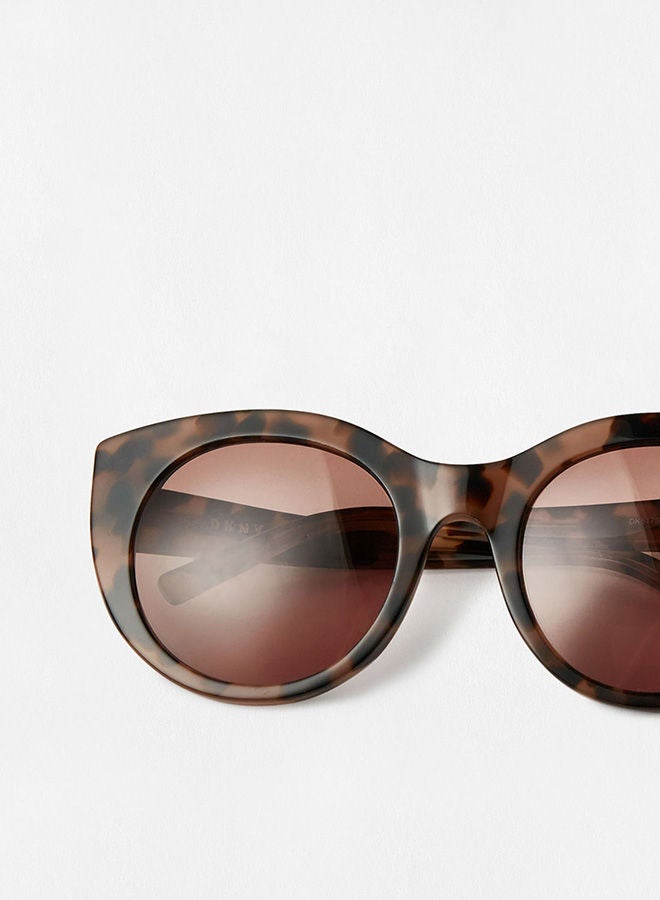 DKNY Women's UV Protection Round Sunglasses - Lens Size: 52 mm - Image 4