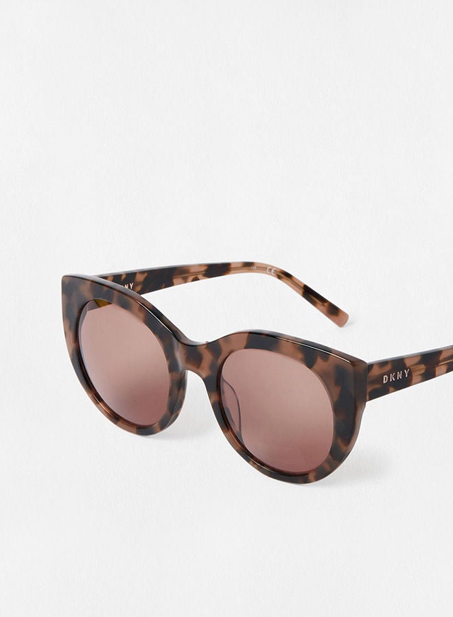 DKNY Women's UV Protection Round Sunglasses - Lens Size: 52 mm - Image 3