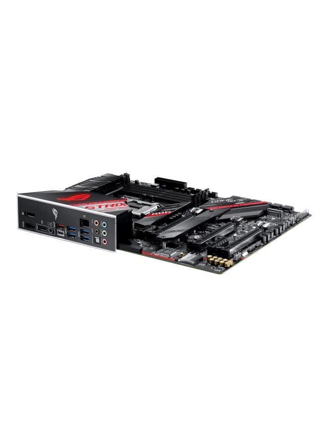 ASUS - ROG STRIX Z490-H GAMING (INTEL Z490) LGA 1200 (Intel 10th Gen) ATX gaming motherboard (12+2 Power Stages,DDR4 4600, Intel 2.5 Gb Ethernet, USB 3.2 Gen 2, AURA Sync) 24.4x30.5cm Black/Silver/Red - Image 1