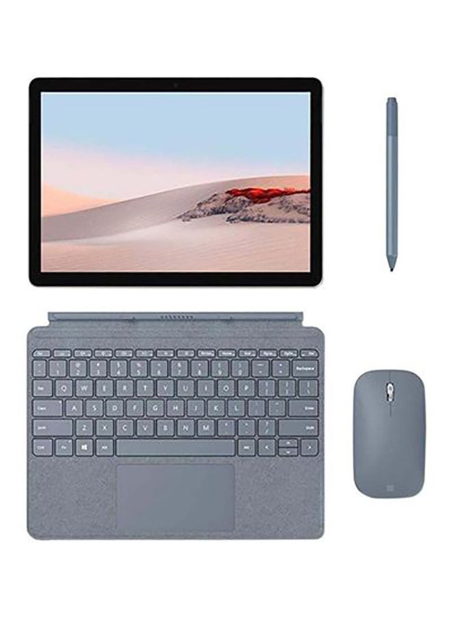 Microsoft - Surface Go 2 With 10.5-Inch PixelSense Display, Pentium Gold 4425Y Processor/10th Gen/Windows 10/8GB RAM/128GB SSD/Intel UHD Graphics /International Version English Platinum - Image 1