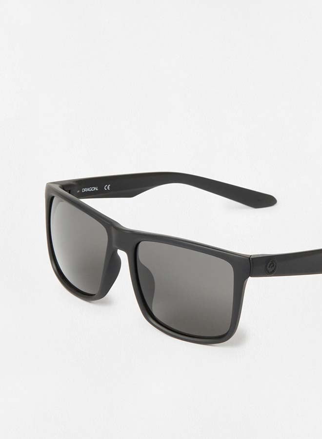 دراجون نظارة شمسية بإطار كامل مستطيل معدل محقون طراز DR Meridien LL-002-5717 للرجال - Image 3