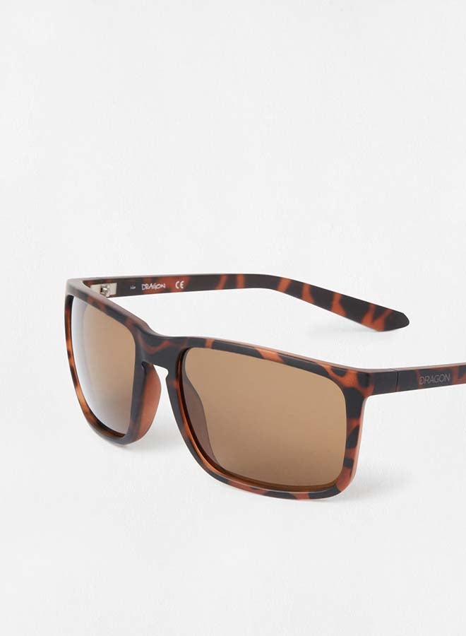 دراجون نظارة شمسية بإطار مستطيل للرجال - Image 3