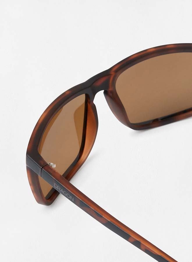 دراجون نظارة شمسية بإطار مستطيل للرجال - Image 2