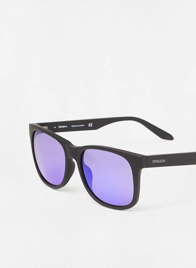 Dragon Men's Full Rim Injected Modified Rectangle Sunglasses DR EDEN LL ION-003-5618  - Image 3