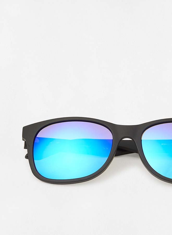 Dragon Men's Full Rim Injected Modified Rectangle Sunglasses DR EDEN LL ION-003-5618  - Image 4