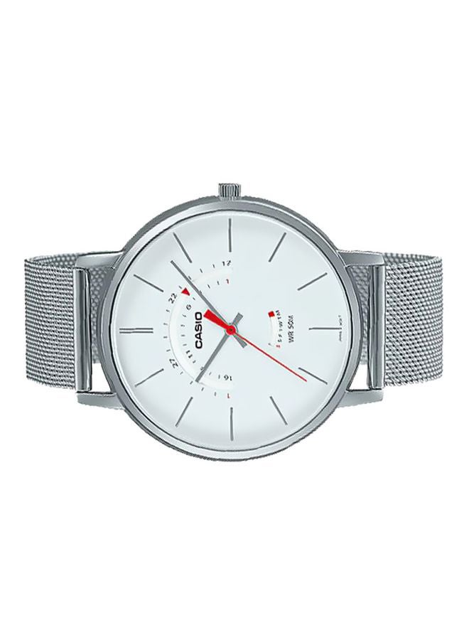 كاسيو ساعة يد طراز MTP-B105M-7AVDF - 50 مم - فضي للرجال - Image 2