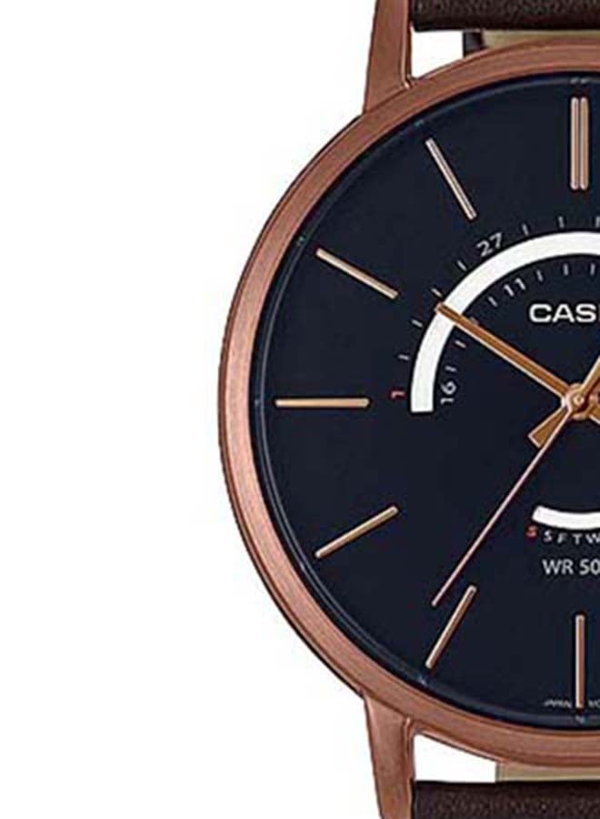 CASIO Men's Wrist Watch MTP-B105RL-1AVDF - 50 mm - Brown - Image 4