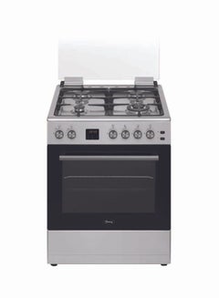 4 Burner Gas Cooker 60 x 60 cm, Combination Cooker, 1 year Warranty TERGE66ST Silver