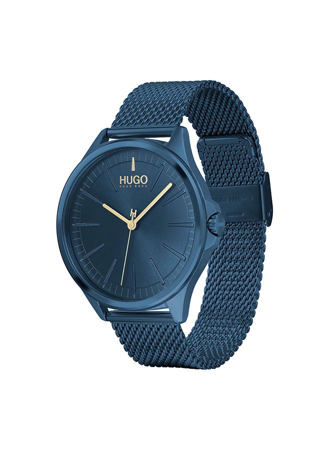 HUGO BOSS Men's #Smach Blue Dial Watch- 1530136 - Image 3