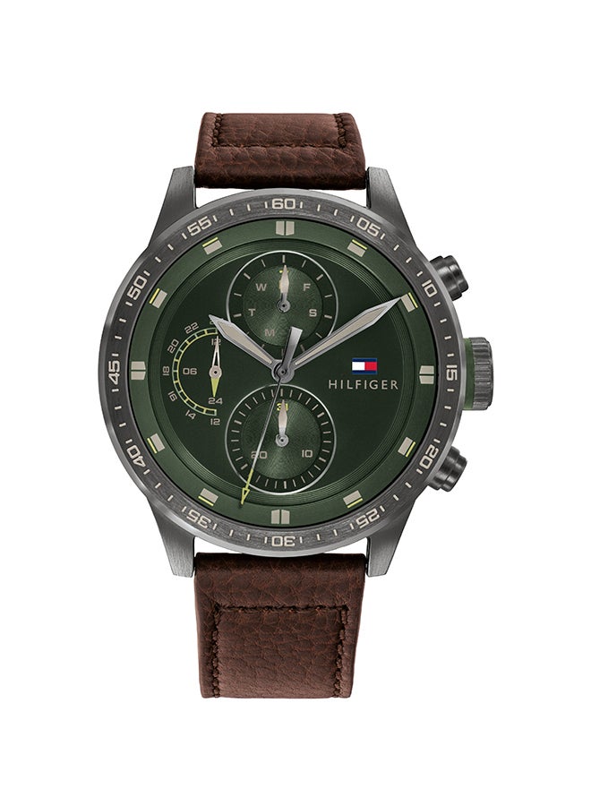 TOMMY HILFIGER Men's Trent Green Dial Watch- 1791809  - Image 1