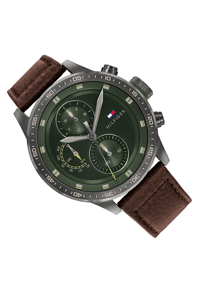 TOMMY HILFIGER Men's Trent Green Dial Watch- 1791809  - Image 5
