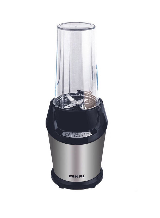 NIKAI Blender With 3 Jars 700 ml 1000 W NB909A Black/Clear/Silver  - Image 4