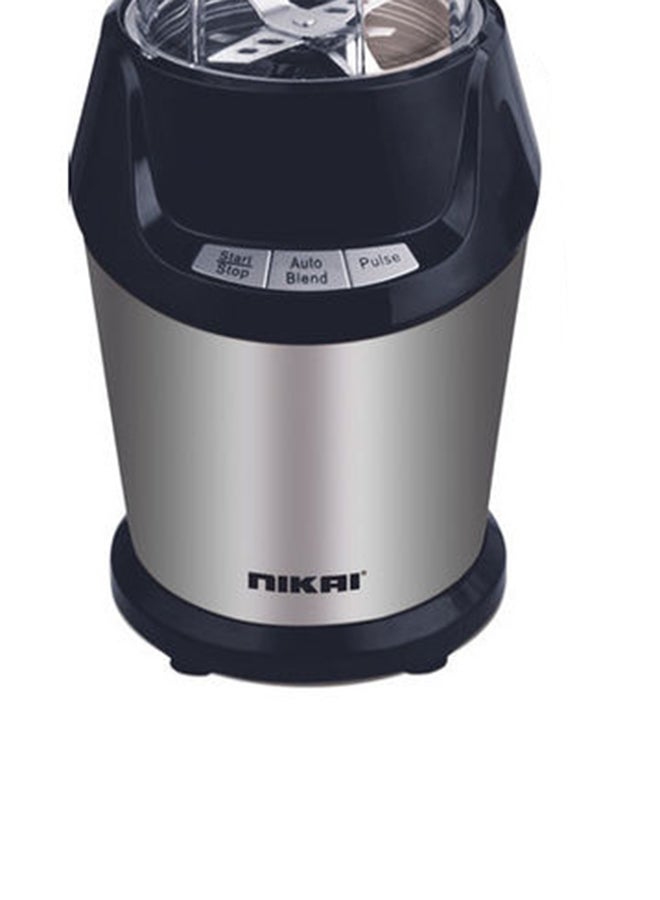 NIKAI Blender With 3 Jars 700 ml 1000 W NB909A Black/Clear/Silver  - Image 5