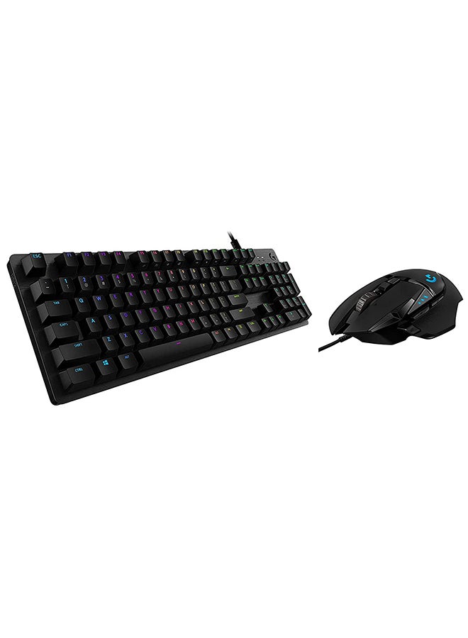 Logitech - G512 RGB Mechanical Gaming Keyboard With Mouse G502 Gaming Mouse (Bundle) - Image 1