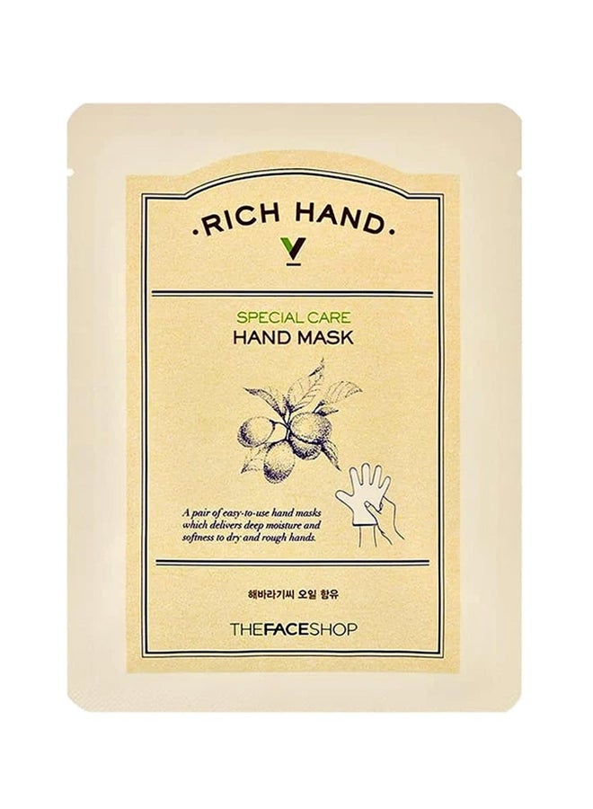 THE FACE SHOP Rich Hand V Special Care Hand Mask 16grams