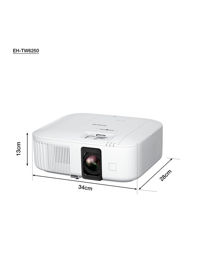 إبسون - جهاز عرض 4K PRO-UHD، سطوع 2,800 لومن، زمن تأخير أقل من 20 مللي ثانية، تقنية 3LCD - Image 1
