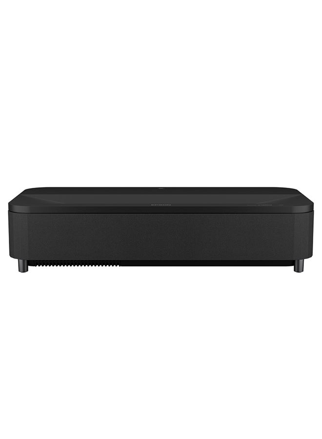 EPSON - Super-Ultra-Short-Throw Projector, Smart Laser Projection TV, 4,000 Lumen Brightness, 2,500,000:1 Contrast Ratio, 3LCD Technology EH-LS800B Black - Image 1