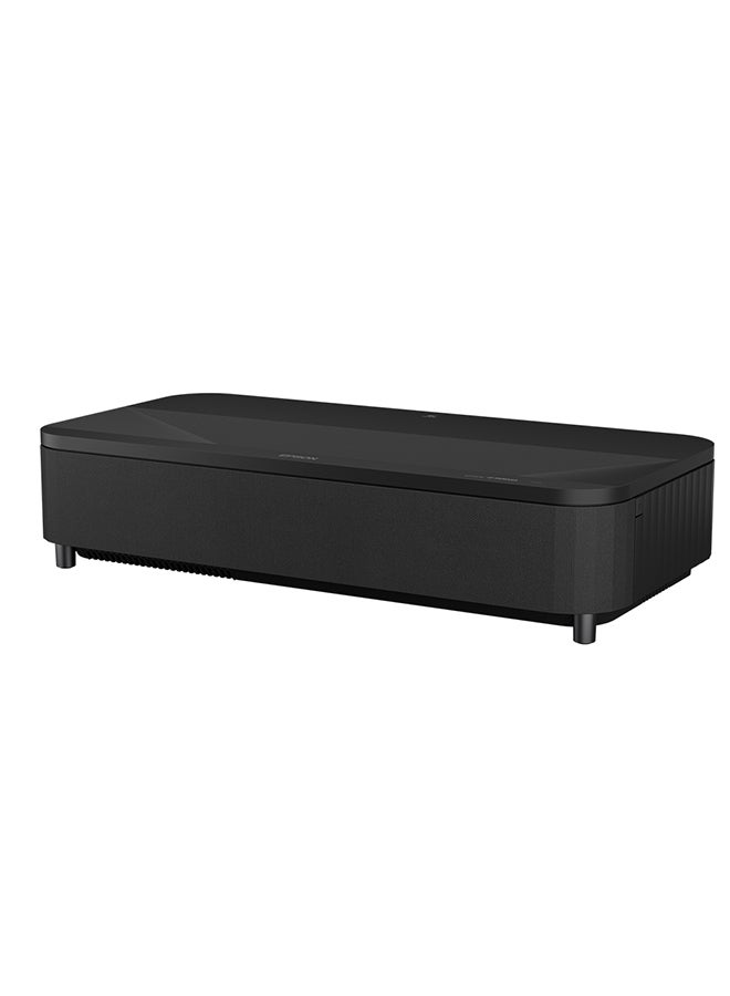 EPSON - Super-Ultra-Short-Throw Projector, Smart Laser Projection TV, 4,000 Lumen Brightness, 2,500,000:1 Contrast Ratio, 3LCD Technology EH-LS800B Black - Image 1