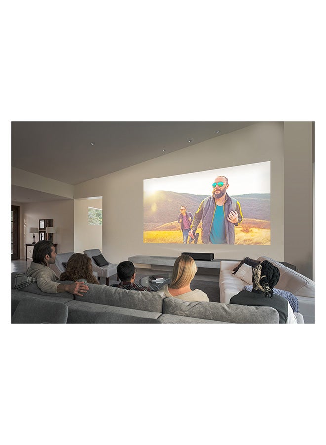 EPSON - Super-Ultra-Short-Throw Projector, Smart Laser Projection TV, 4,000 Lumen Brightness, 2,500,000:1 Contrast Ratio, 3LCD Technology EH-LS800B Black - Image 1