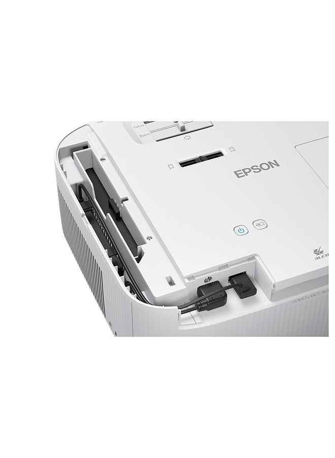 4K PRO-UHD Projector, 2,800 Lumen Brightness, Lag Time Of Less Than 20ms, 3LCD Technology EH-TW6150 White