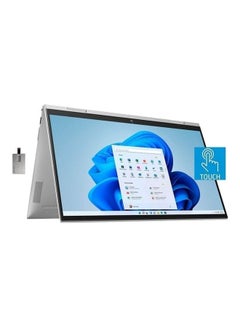 HP ENVY 15-EW0023DX (Upgraded Version) Laptop With 15.6-Inch Display, Core i7 1255U Processor/16GB RAM/512GB SSD/Intel UHD Graphics/Windows 11 English silver  - Image 3