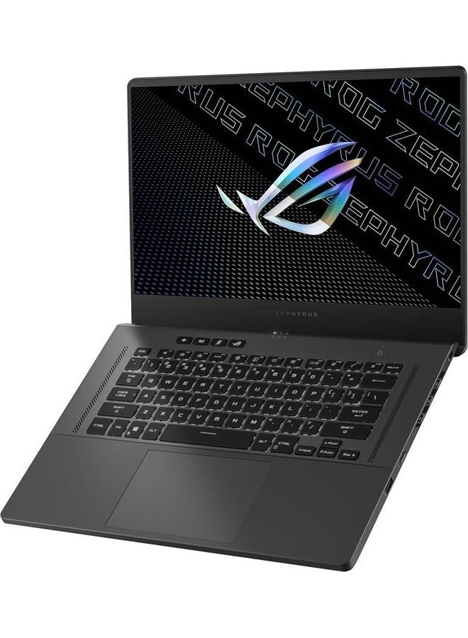 ASUS - ROG Zephyrus G15 Ultra Slim Gaming Laptop With 15.6-Inch Display, AMD Ryzen 9 5900HS Processor/16GB RAM/512GB SSD/6GB NVIDIA GeForce RTX 3060 Graphics Card/ Windows 10 English Eclipse Gray - Image 1