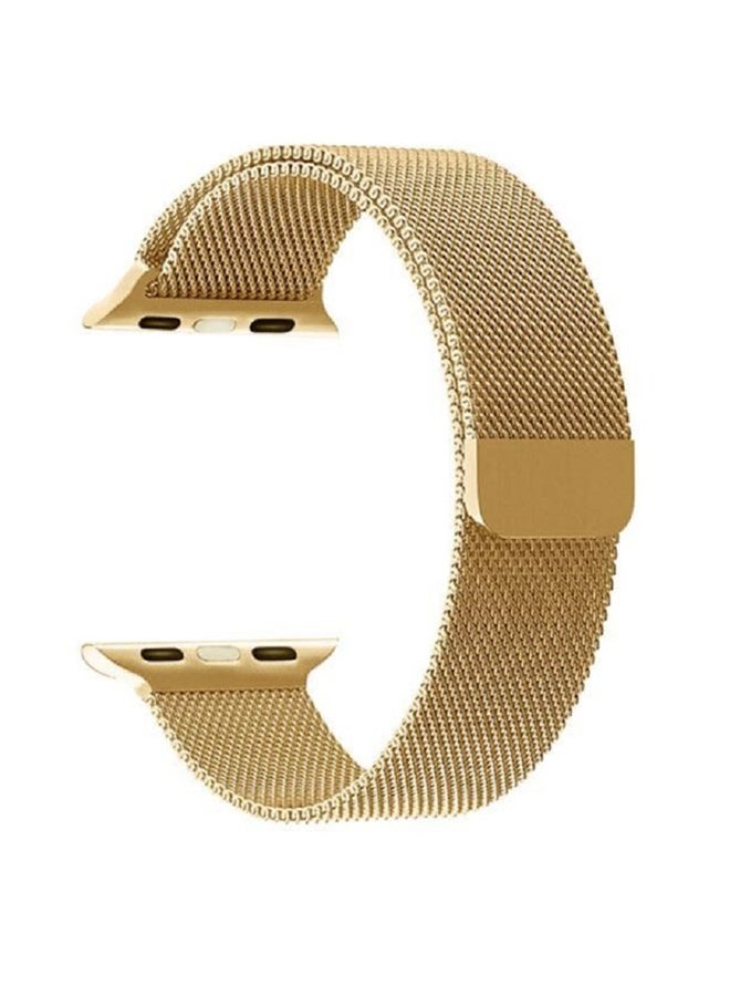 MARGOUN - Replacement  Band For Apple Watch 42mm Gold - Image 1