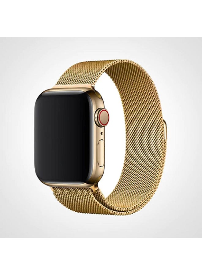 MARGOUN - Replacement  Band For Apple Watch 42mm Gold - Image 1
