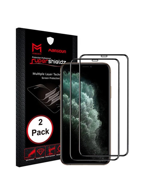 Pack Of 2 Tempered Glass Screen Protector For Apple iPhone XR Clear