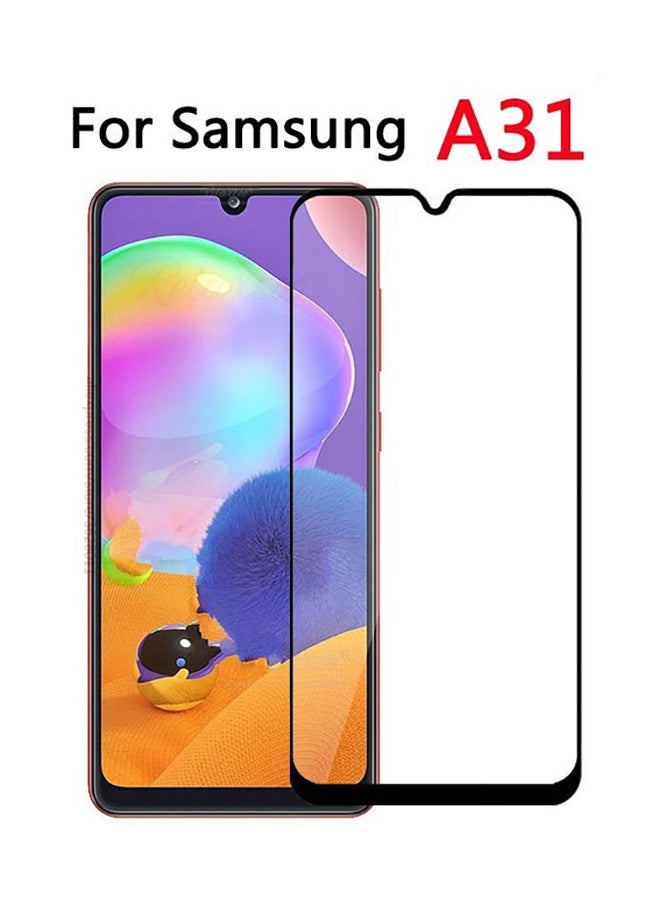 MARGOUN Grand Shieldz Tempered Glass Screen Protector For Samsung Galaxy A31 Black/Clear - Image 2