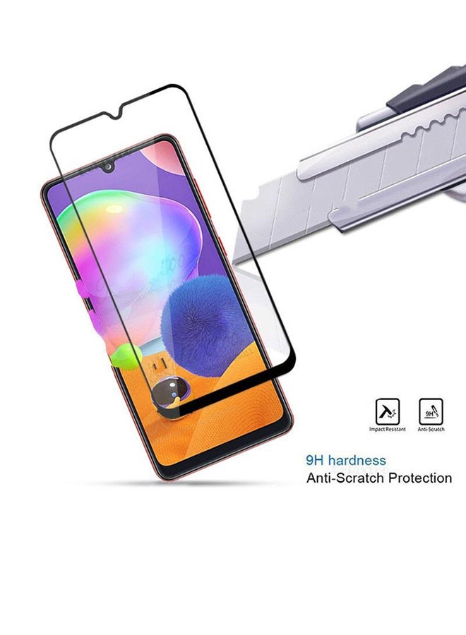 MARGOUN Grand Shieldz Tempered Glass Screen Protector For Samsung Galaxy A31 Black/Clear - Image 5