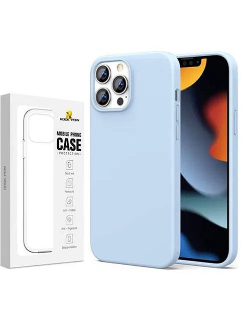 Silicone Protective Case For iPhone 13 Pro Max 6.7 inch Sky Blue