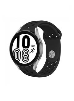 MARGOUN Replacement Silicone Band 20mm for Samsung Galaxy Watch 4/4 Classic Black  - Image 1
