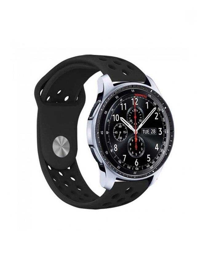 MARGOUN Replacement Silicone Band 20mm for Samsung Galaxy Watch 4/4 Classic Black  - Image 2
