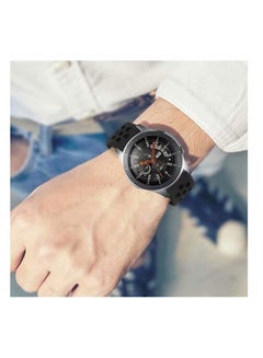 MARGOUN Replacement Silicone Band 20mm for Samsung Galaxy Watch 4/4 Classic Black  - Image 3