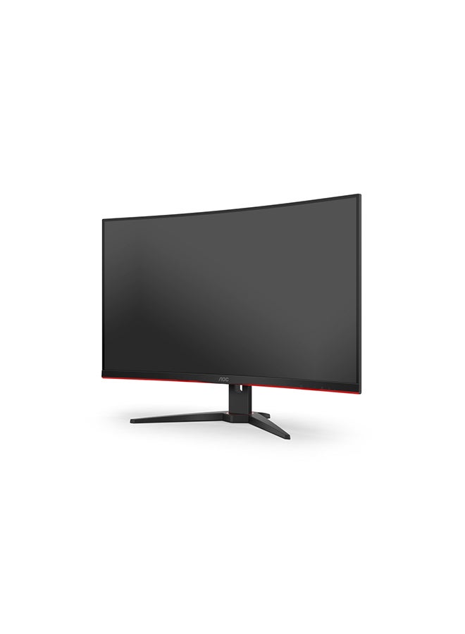 AOC - 31.5" Inch C32G2ZE Curved Gaming Monitor Full HD 1920x1080, HDR Mode, VA Panel Type, 240Hz Refresh Rate, 0.5ms Response Time, AMD FreeSync Premium Technology | Black & Red - Image 1