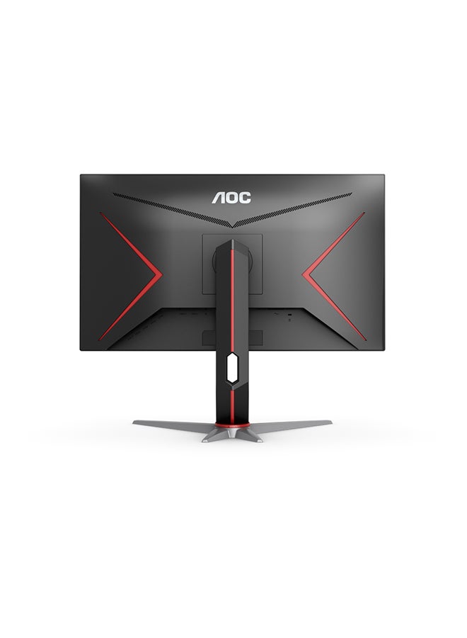 AOC U28G2X 28-Inch (IPS LCD) 4K Gaming Monitor, DisplayHDR 400, 3840 × 2160 (UHD),  144Hz, 1ms, VESA Certified DisplayHDR 400, HDMI 2.0 x 2, DisplayPort 1.4 x 2, FreeSync Premium tear-free immersion Black & Red  - Image 4
