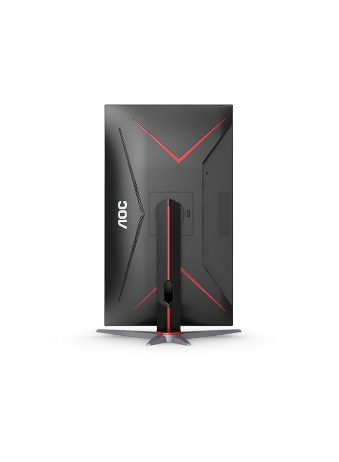 AOC U28G2X 28-Inch (IPS LCD) 4K Gaming Monitor, DisplayHDR 400, 3840 × 2160 (UHD),  144Hz, 1ms, VESA Certified DisplayHDR 400, HDMI 2.0 x 2, DisplayPort 1.4 x 2, FreeSync Premium tear-free immersion Black & Red  - Image 5