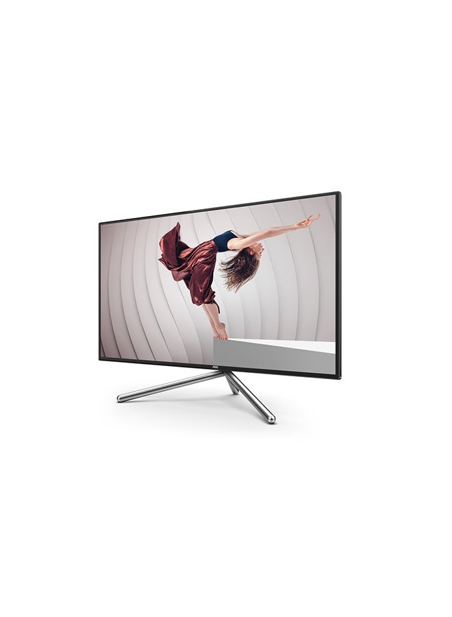 AOC - U32U1 31.5-Inch 4K Nano IPS Display, Studio F.A. Porsche Monitor, DisplayHDR 600, 60Hz, 5 ms (GTG), Zero Edge, DisplayPort 1.4× 1, HDMI 2.0 × 2, USB-C× 1, USB HUB USB 3.2 Gen1× 3 Black & Silver - Image 1