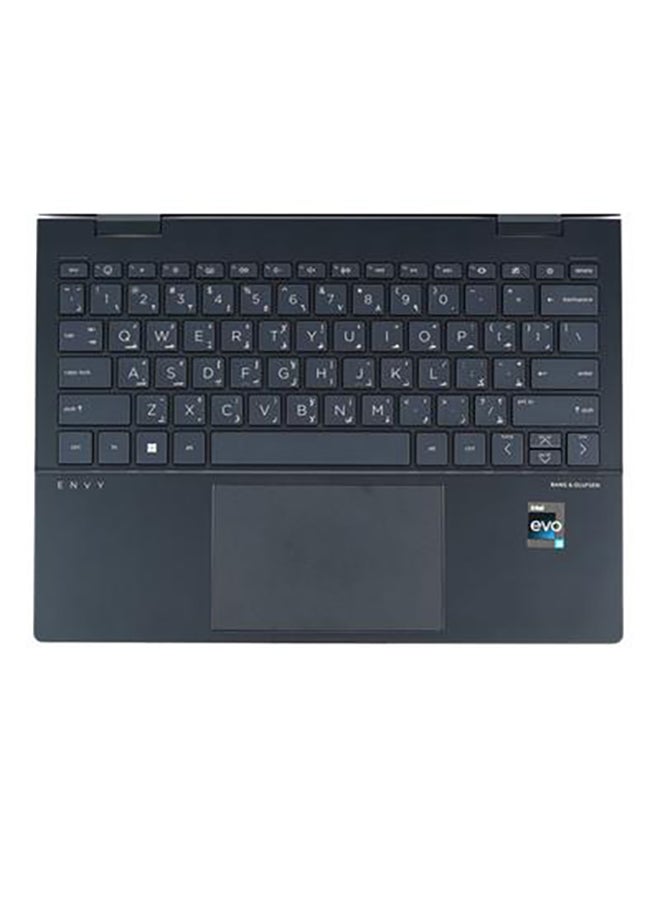 HP - Envy x360 Convertible Laptop With 13.3-inch FHD (1920x1080)Display, Core i5-1230U Processor/8 GB RAM/512GB SSD/Iris Xe Graphics/Windows 11 English/Arabic Space blue aluminum - Image 1