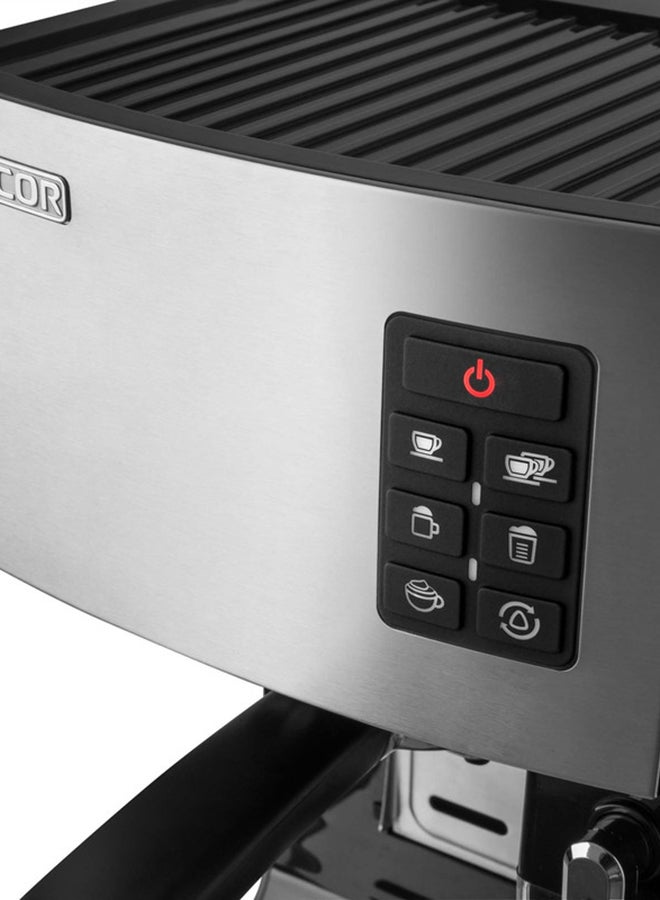 Sencor - Espresso Machine Semi-Automatic 20 Bar 1.4 L 1450 W SES 4050SS Silver - Image 1