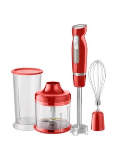 Sencor 3-In-1 Hand Blender With Chopper Stainless Wand Ice Crash SHB-4464RD Red  - Image 1