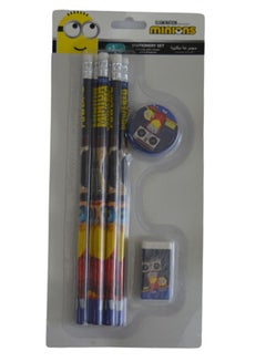 Minions Pencil Set 8Pcs Yellow/Multicolour - v1674831819/N43624608A_4